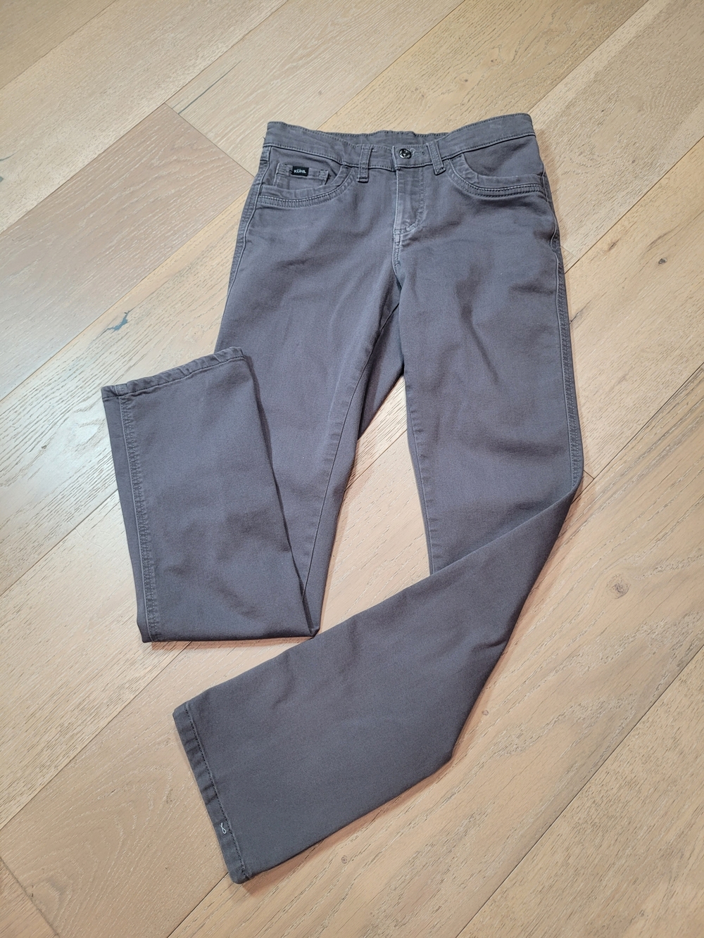 Kuhl Jeans Women's sz 4 Kontour Form Grey Low Rise Straight Leg Jeans